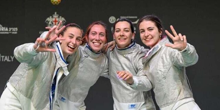 Europei di Genova 2025, doppio bronzo per l’Italia: brillano le squadre di spada maschile e sciabola femminile